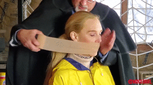 www.fetishminx.com - 213 - Ariel's Massive Mouth Packed, Triple Head Wrapped, Hogtied Horror! thumbnail