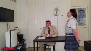 www.fetishminx.com - 283-Minx Visits The Headmaster Part 1 thumbnail